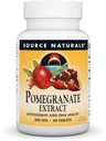 Source Naturals Pomegranate Extract 500mg Complete Hel Fruit Ellagic Acid Antioxidant & Tilføjet fiber - 60 tabletter