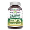 Amazing Formulas Echinacea med Goldenseal Supplement # 124; 450 Mg
