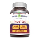 Amazing Formulas Inositol 500 mg 200 kapsler Supplement 124; vitamin B8