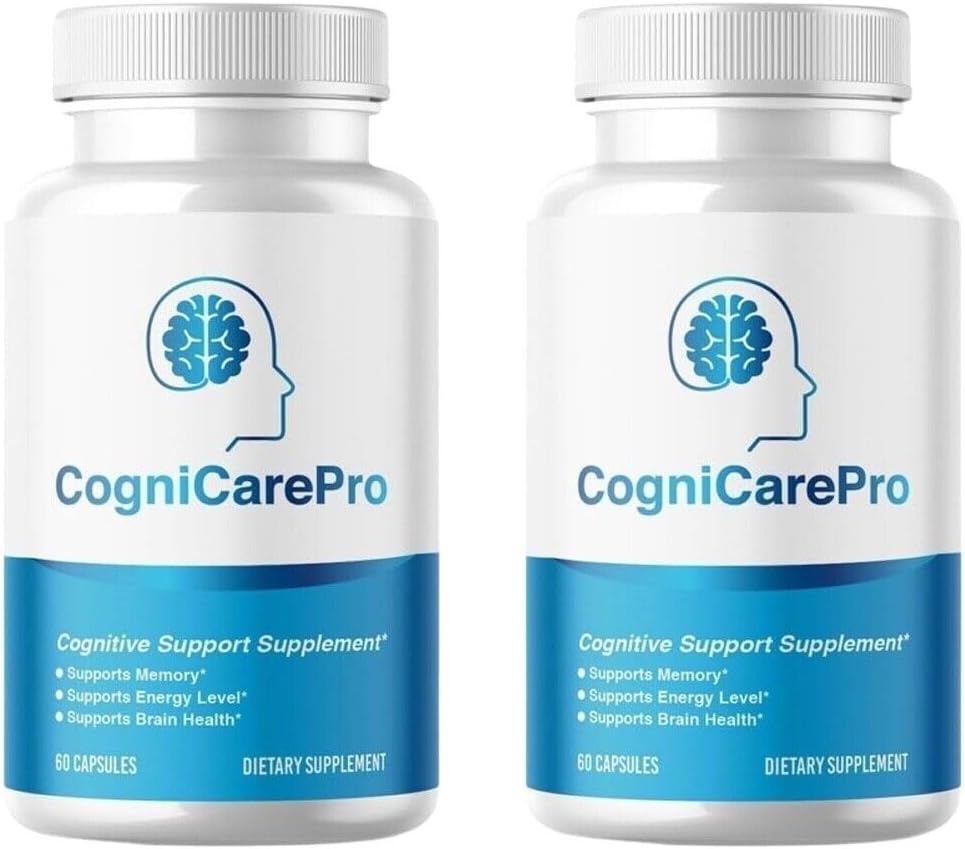 (2 Pack) Cogni Care Pro Brain Booster Pills til støtte hjerne tåge & hukommelse tab 120