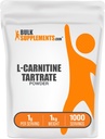 Bulkadditions.com L- Carnitin Tartrate Powder - Aminosyrepulver, Carnitin Supplement - Unflavored & Gluten Free, 1g per servering, 1kg (2,2 lbs) (Pack of 1)