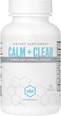 NBI Calm + Clear Mood og Fokus Support 124; Natural Stress og Adrenal Support med Magnesium, GABA, Ashwagandha, L- Theanine, Glycine, Bacopa, Skullcap, og Humle Powder Budding 124; 60 Count Capsules