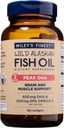 Wiley 's Finest Wild Alaska Fish Oil Peak DHA - 900mg EPA og DHA Omega- 3s - 180 Softgels (90 Servere)