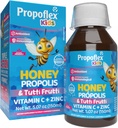 Beelife Bee Propolis Hoste Syrup Kids- Triple- Action - Natural Syrup, Brasiliansk Green Propolis, Zink, Bromelain, Vitamin C- Support Immunity & Recovery - fra Brasilien, Tutti Fruit Flavor, 150 ml