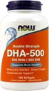 Now Foods - Dha-500Mg 180 Sgels (pakke med 2)