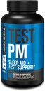 Jacked Factory Test PM Testosteron Booster & Sleep Aid Supplement for mænd, Promote Recovery, Muscle Growth, 90 Natural Veggie Pills - 60 Greve (Pack of 1)