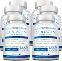 Godkendte Science collagen piller - Absorbable Marine collagen type I og III - 360 tabletter - sundt hår og hud - C-vitamin, natrium og bioperine til hurtige resultater - ikke-GMO, Made in USA