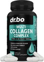 Multi Collagen Peptides for Women & Men - Type I, II, III, V, & X Multi Collagen for Women & Men Complex Capsules, Hydrolyzed Peptides Pills Supplements for Skin, Hair & Nails - 120 Protein Capsules