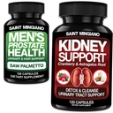Nyrestøtte Rengøring Detox & Reparation 120 Casuals - Sammen med - Mænd Prostate Health Advanced Prostate Kosttilskud - 120 kapsler