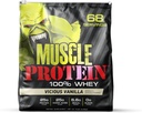 COLOSSAL LABS Muscle Protein Whey Powder [5 lbs / pakke med 1] - Cold Filtered, 25 g Pure Protein, 6, 6 g BCAAs (Packaging May Vary) (5LB, Vanilla)