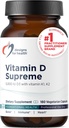 Design for Health Vitamin D Supreme - D-vitamin 5000 IE med 2000mcg vitamin K som MK4 for ben sundhed, hjerte sundhed, mood & immunforsvar - D3- vitamin forstærket med GG supplement (180 kapsler)