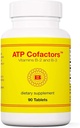 Optimox ATP Cofactors - Vitamin B kompleks for kvinder og mænd, vitamin B2 og B3, 100mg Riboflavin og 500mg Niacin, High Potency Multivitamin Tablets for Energy Support - 90 Greve