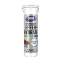 Now Foods Sports Nutrition, Effervescent Effer- Hydrate, Electrolyte Supplement, Recovery *, blandet berry, 10 tabletter