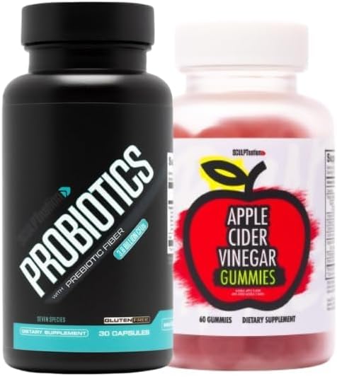 Nation af V Shred Probiotics og Apple Cider Vincipes Gummies Bundle