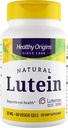 Sunde origin Lutein 20 mg (Lutemax 2020 med Zeaxanthin, non- GMO, Vegan, Eye Support), 60 Veggie Gels