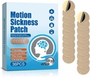 Motion Syge Patches, 36 Count Ship EEZ Sea Sygdom Patches Non Drowsy for Airplanes Cars Bus eller Tog, Hurtig Funktion & 72 Timer Long Last (36 Greve (pakke af 1))