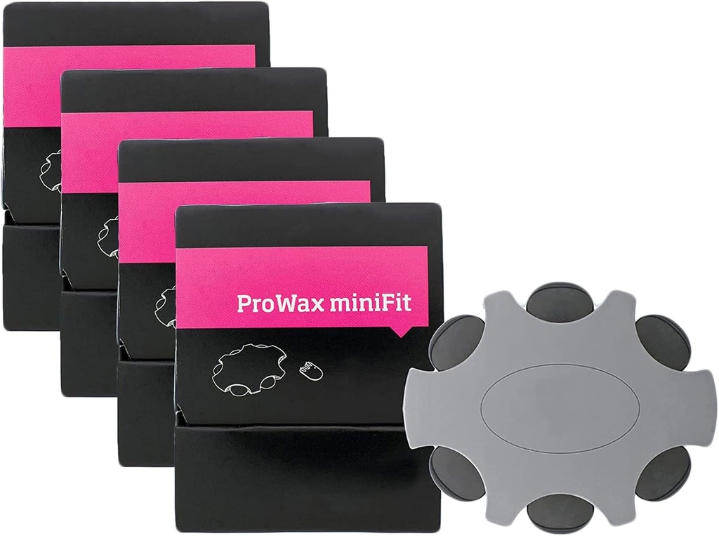 Hearing Aid Wax Guard Filters ProWax MiniFit Replacement Clear Cleaning kit Accessory for Oticon (4 Pack)，for Oticon ProWax MiniFit Replacement Wax Filters