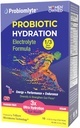 Probiomlyte Probiotisk Hydrationsforstærker. Elektrolytter + Key Vitaminer + Probiotika + Prebiotika + Postbiotika + Citrullin • 124; Bedre udholdenhed, ydeevne, energi, Gut sundhed • 124; Passionsfrugt • 124; 10 pinde