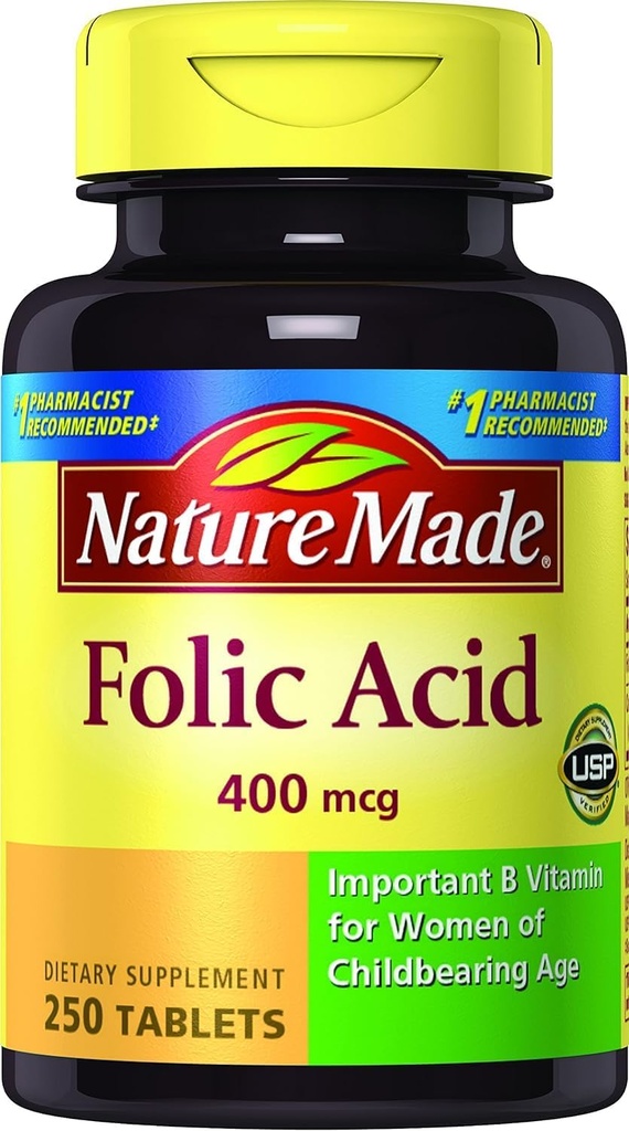 Naturen lavet folinsyre, 250 ct