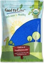 Food to Live Organic Blue Spirulina Powder, 8 pounds - Non-GMO, Pure Raw Blue- Green Algae Extract, Vegan, Non-bestrålet, Great for Juices, Smoothies, Shakes, Drinks, og fødevarer farve