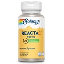 SOLARAY Reacta- C med vitamin C 500mg - 200mg Bioflavonoid koncentrat, Immunforsvar Vitaminer - Patenteret 24 timers immunstøtte supplement - Vegan - 60 kapsler, 60 Servere