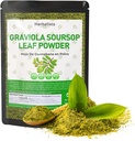 16oz (453g) Pure Soursop Leaf Powder - 100% Natural Graviola (Hoja de Guanábana) # 124; Gluten- Free, Sugar- Free, Vegan, Ingen tilsætningsstoffer # 124; Premium kvalitet, Produkt fra Mexico