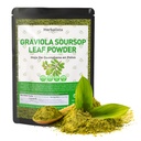 16oz (453g) Pure Soursop Leaf Powder - 100% Natural Graviola (Hoja de Guanábana) # 124; Gluten- Free, Sugar- Free, Vegan, Ingen tilsætningsstoffer # 124; Premium kvalitet, Produkt fra Mexico