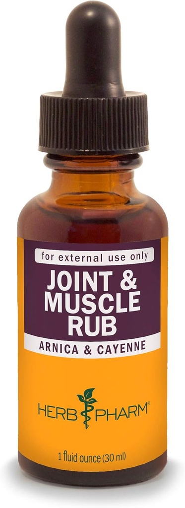 Herb Pharm Joint og Muscle Warming Rub med Cayenne Extract - 1 Ounce