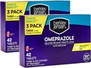 berkley jensen Omeprazol 20 mg Delayed Release Tablets - Heartburn Medicin - Acid Reducer Pills - Treatings Hyppig Heartburn - 3 x 14 - Day Courses, 42 Greve (Pack of 2)