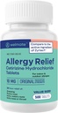 WELMATE - Allergi Relief - Cetirizin HCl 10 mg - 24 timer Antihistamin - Non Drowsy - Nysen - Runny Næse - Itchy Eyes & Throat - Indoor & Outdoor Allergy Relief Tablets - 500 tabletter