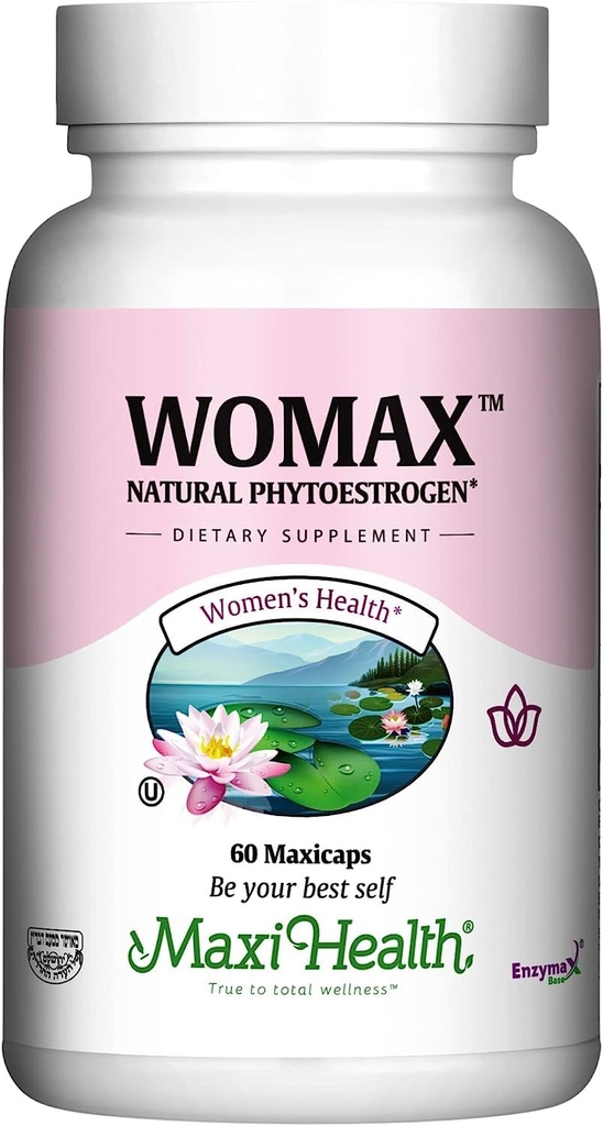 Menopause Kosttilskud til kvinder Hot Flashs & Night Sweats - Hormone Balance, Menopause Relief for kvinder & Perimenopause Support - med Black Cohosh, DIM & Red Clover - Womax - 60 Ct