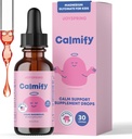 JoySpring Calmify Liquid Magnesium for Kids against 124; Organic Kamille & L- Theanine Supplement- 124; Sugar- Free & Gluten- Free