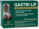 GASTRI- LIF - 30 Kapsler - Urtetilskud - Cuachalalate, Cancerina, Kamille, Lemongrass & Mere - Traditionel urteblanding til fordøjelsesstøtte - Naturlig, ikke-GMO