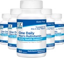 Kvalitet valg Herre En daglig multivitamin med vitaminer A C D E B (1, 2, & 6) og mineraltilskud i 60 Count Flasker (5 Pack)