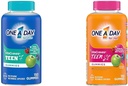 EN EN DAG Teen for ham Multivitamin Gummies & Teen for hendes Multivitamin Gummies, Gummy Multivitaminer med vitamin A, C, D, E og zink til immunforsvar support, fysisk energi & mere, 150 Greve