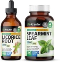 BIO KRAUTER Spearmint 100 Kapsler & Lakrids Tinktur 4 Fl. Oz.