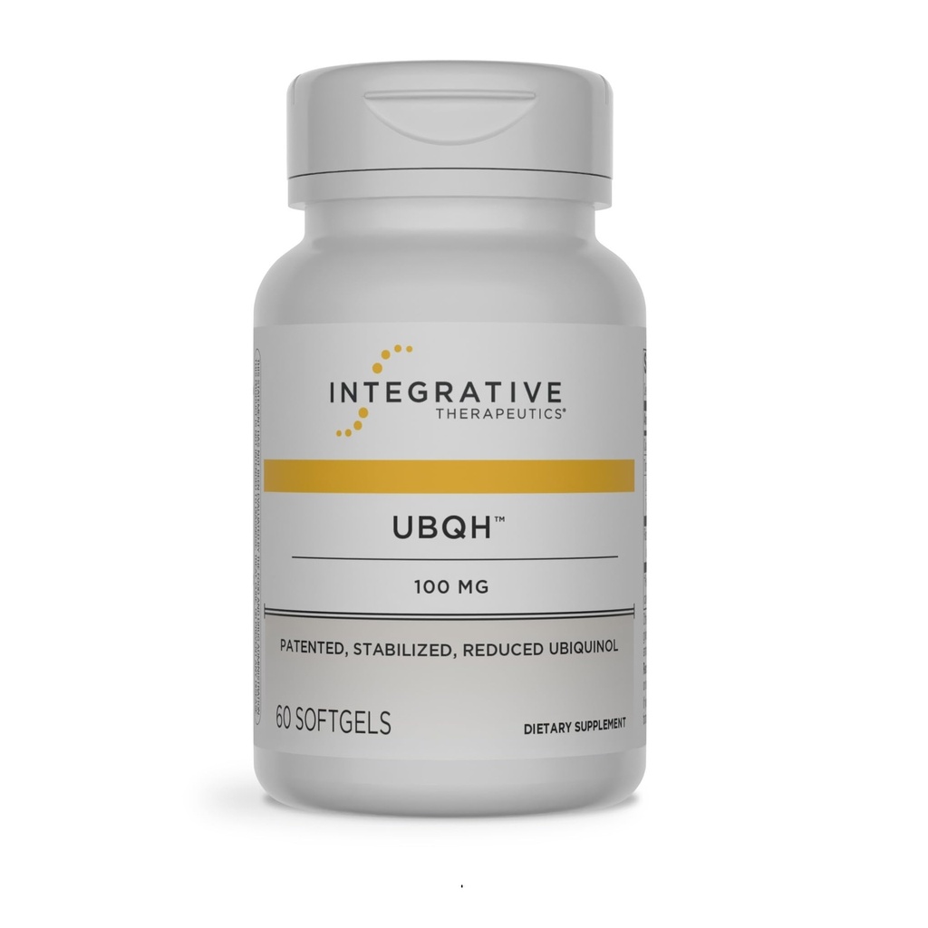 Integrativ terapi UBQH (100 mg) - Cellular Energy Support Supplement * - Dairy- Free - 60 Softgels (60 Servere)