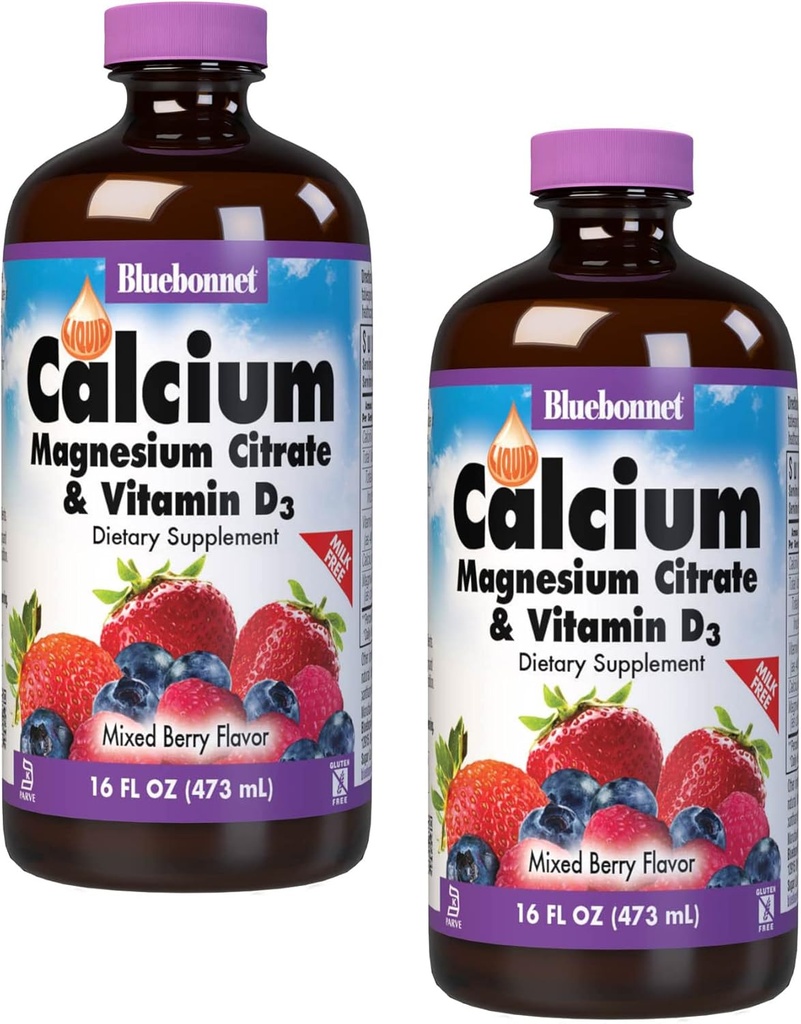 LQD Calcium Magnesiumcitrat (blandet berry) 2- Pack