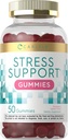 Carlyle Stress Support Gumies 124; 50 Greve # 124; for kvinder og mænd # 124; med GABA og L- Theanine # 124; Strawberry Lemon Flavor # 124; Non- GMO & Gluten Free