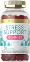 Carlyle Stress Support Gumies 124; 50 Greve # 124; for kvinder og mænd # 124; med GABA og L- Theanine # 124; Strawberry Lemon Flavor # 124; Non- GMO & Gluten Free