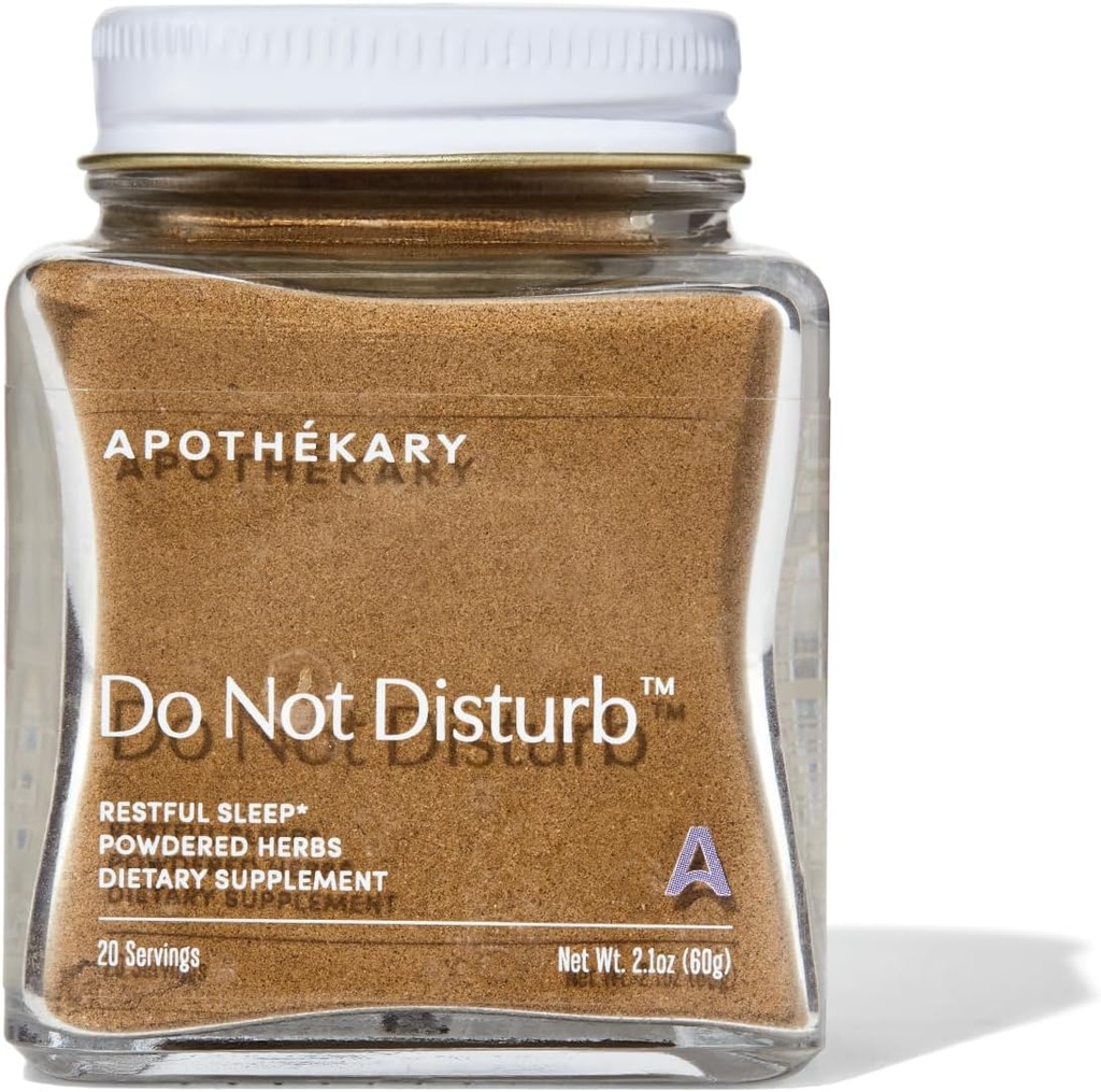 Apothékary Må ikke forstyrre søvn støtte, urtepulver, sukker fri, glutenfri, Vegan, Plant- baseret