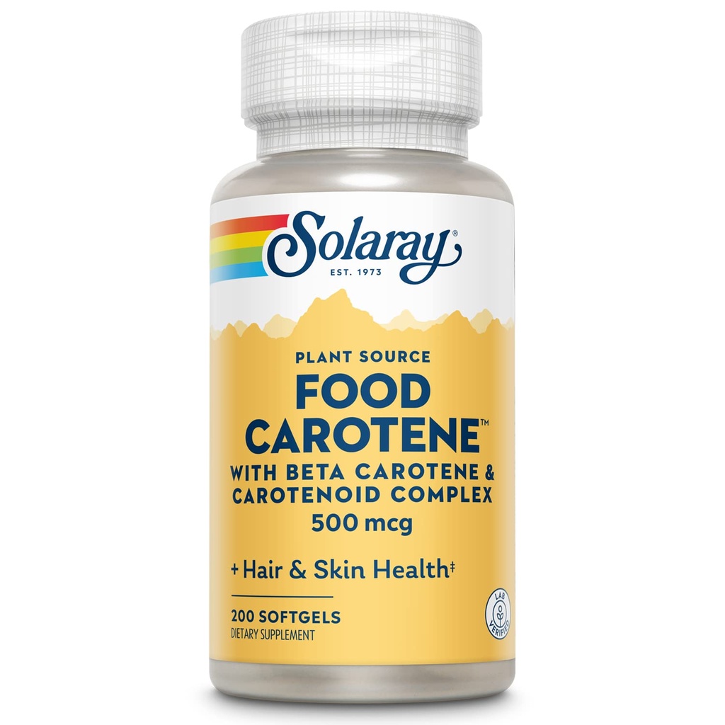 SOLARAY Food Caroten, vitamin A 10000 IE