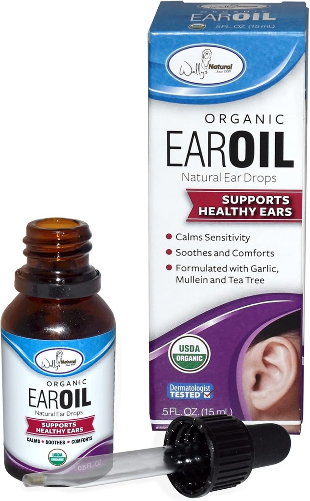 Wally 's Natural Organic Ear Oil, 0.5 Ounce