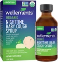 Wellows Organic Nighttime Baby Hough Syrup Yep 124; lindrer lejlighedsvis hoste på grund af tør hals Mens fremme en fredelig nattesøvn *, USDA Organic Meep 124; 2 Fl Oz, 4 Måneder +