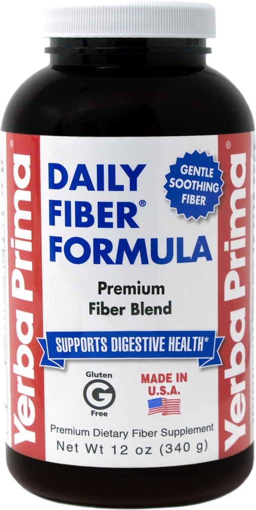 Yerba Prima Psyllium Husk, 12 Ounce (Pack of 2) - Colon Cleanser Fiber Supplement - Naturlig støtte til Gut Health - Ikke GMO, Gluten Free, Vegan
