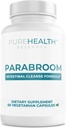 PURESUNDHEDSFORSKNING Parabroom - Gut Cleanse & Health Supplement - med sort valnød, Sweet Wormwood Powder, Gurkemeje ekstrakt, Olive Leaf, hvidløg & Onion - fordøjelig støtte til kvinder & mænd 60 Kapsler