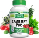 Botanic Choice Cranberry Plus Total Urinary Support - Urinary Tract Health for Women and Men with Cranberry Concentrate, Uva Ursi, Buchu, Calcium - 60 Tablets