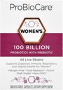 ProBioCareProbiotic for Women 100 Millioner CFU 'er, Understøtter fordøjelsesbesvær, immun- og tandkødssygdomme fremmer sund mikrobiom balance og næringsstofabsorption (30 vegetabilske kapsler)