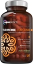 OmniBiotics Organic Gurkemeje Curcumin Supplement med Black Pepper Extract - 1500mg Gurkemeje med 95% Curcuminoider & BioPerine, Høj Absorption til fælles støtte - 120 Veganske kapsler