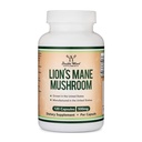 Organic Lions Mane Mushroom Kapsler (120 Greve), for Focus Support og immunforsvar, Tredjeparts testet og dyrket i USA - af Double Wood